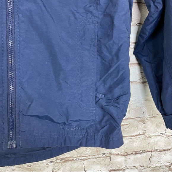 LL Bean Boys Kids Lined nylon Jacket Size M 10-12 - Picture 2 of 8